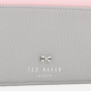 Ted Baker Women's Lotta Bow Detail Credit Card Holder - Grey